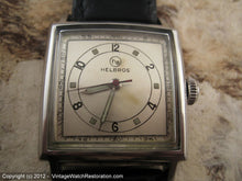 Load image into Gallery viewer, Large Square Helbros 'Doctors' Style, Manual, 28x38mm