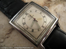 Load image into Gallery viewer, Large Square Helbros 'Doctors' Style, Manual, 28x38mm