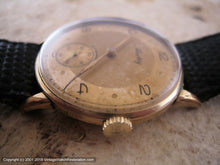 Load image into Gallery viewer, Hertig (Certina) WWII Era with Original Golden Two-Tone Dial, Manual, 33mm