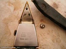 Load image into Gallery viewer, Amazing Ladies Triangular Gold Filled Hilton with Original Bracelet, Manual, Triagular