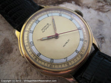 Load image into Gallery viewer, Two Tone White-Gold Bumper Homis, Automatic, Large 35.5mm