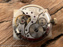 Load image into Gallery viewer, Hamilton Silver Dial TV Shape 'Mid Century' Rectangular Case, Manual, 27.5x35mm