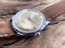 Load image into Gallery viewer, Helbros Original Golden Pie-Pan Dial German Made, Automatic, 33mm