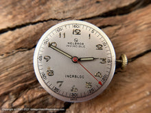 Load image into Gallery viewer, Helbros 'Invincible' Incabloc in Crab-lug Case and Original Box , Manual, 30mm
