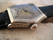 Load image into Gallery viewer, Illinois 14K White Gold Filled with Original Two-Tone Dial, Manual, 31x37mm