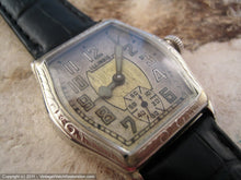 Load image into Gallery viewer, Illinois 14K White Gold Filled with Original Two-Tone Dial, Manual, 31x37mm
