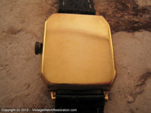 Load image into Gallery viewer, Oversize Illinois 'Tivoli' Cut Corner Embossed Case, Manual, Very Large 27.5x39mm