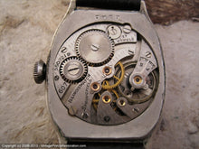 Load image into Gallery viewer, Illinois 'Beau Brummel' with Southwestern Indian Motif 14K White GF Case, Manual, 28x38mm