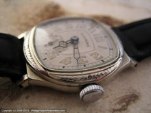 Load image into Gallery viewer, Illinois 'Major' with Stunning Dial in 14K White Gold Filled Case, Manual, 31x36.5mm