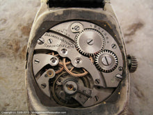 Load image into Gallery viewer, Large Illinois 'Marquis' with Decorative Wheat Design Bezel, Manual, 29x38mm