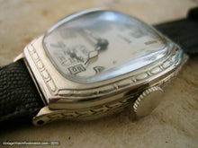 Load image into Gallery viewer, Minty Illinois 'Beau Brummel' White Gold Filled, Manual, 28.5x38mm