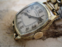 Load image into Gallery viewer, Square Cushion Illinois with Original Dial in Decorative Case, Manual, 27x35mm