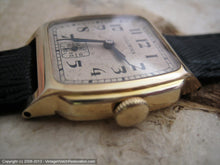 Load image into Gallery viewer, Illinois 'Derby' with Original Soft Parchment Moderne Dial, Manual, 27x33mm
