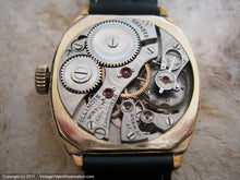 Load image into Gallery viewer, Huge Ornate Gold 'Whippet' Barrel Shape Illinois, Manual, 31x37mm