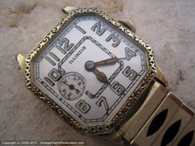 Load image into Gallery viewer, Huge 'Square Cut Corner' Illinois with Stunning Decorative Case, Manual, Huge 27.5x36mm