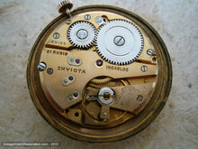 Load image into Gallery viewer, Two Tone Gold Dial Invicta, Manual, Very Large 36mm