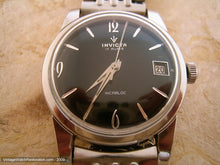 Load image into Gallery viewer, Invicta Date with Black Dial, Manual, 35mm