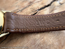 Load image into Gallery viewer, IWC Cal 89 with Sunburst Design Dial in 18K Gold Case, Manual, 33.5mm
