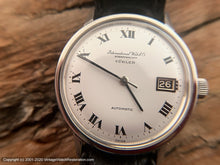 Load image into Gallery viewer, IWC Black Roman Numerals on White Dial, Turler Splendor, Automatic, Large 35mm