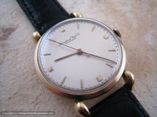 Load image into Gallery viewer, 18K IWC with Creamy Yellow Dial and Stunning Tear Drop Lugs, Manual, Large 35.5mm