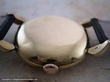 Load image into Gallery viewer, 18K IWC with Creamy Yellow Dial and Stunning Tear Drop Lugs, Manual, Large 35.5mm