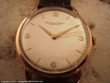 Load image into Gallery viewer, Stellar Cal 89 18K Rose Gold IWC, Manual, Very Large 36mm