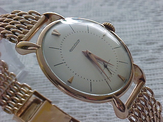 Jaeger LeCoultre 18k Bracelet Manual Large 34mm Vintage Watch