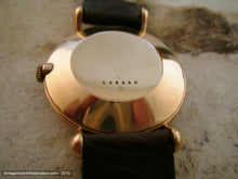 Load image into Gallery viewer, Elegant and Rare Jaeger Lecoutre 18K Rose Gold with Tear Lugs, Manual, Large 35.5mm