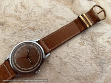 Load image into Gallery viewer, John Wanamaker WWII Era Two-Tone Copper Dial Gem, Manual, 32.5mm