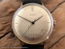 Load image into Gallery viewer, Junghans 15 Jewels with Sleek Two-Tone Pie Pan Dial, Manual, 35.5mm