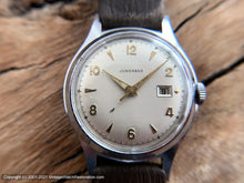 Load image into Gallery viewer, Junghans Original Champagne Dial with Perfect Minute-Second Tick Markers, Date, Manual, 32mm