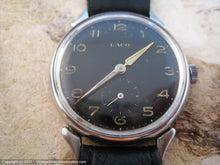 Load image into Gallery viewer, German WWII Era Military Laco with Black Dial, Manual, Large 34mm