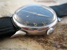 Load image into Gallery viewer, German WWII Era Military Laco with Black Dial, Manual, Large 34mm