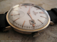Load image into Gallery viewer, Attractive Lanco 17 Rubis Date in Rose Gold Case, Manual, Large 35mm