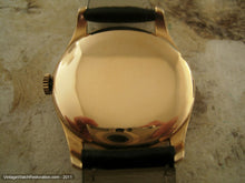 Load image into Gallery viewer, Longines 18K Pink Gold Black Dial Beauty, Manual, Large 34mm