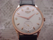 Load image into Gallery viewer, Longines Solid 18k Rose Gold, C 30L, Manual, Very Large 36mm