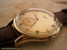Load image into Gallery viewer, Impressively Sized Longines Classic Style with Golden Dial, Manual, Huge 39mm