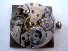Load image into Gallery viewer, Square 18K Rose Gold Longines with Fabulous Masonic symbols, Manual, 27x40mm
