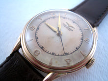 Load image into Gallery viewer, Longines Parchment Aged 18K Rose Gold Gem, Manual, 35mm