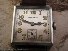 Load image into Gallery viewer, Stunning Large Square Longines, Manual, 28x34.5mm
