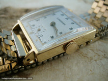 Load image into Gallery viewer, 14K Gold Square Longines, Manual, Square 25x25mm