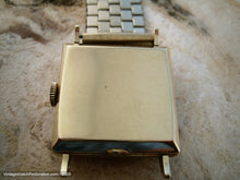 Load image into Gallery viewer, 14K Gold Square Longines, Manual, Square 25x25mm
