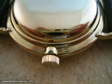 Load image into Gallery viewer, 10K Gold Filled Longines with Rail Track Design, Automatic, 33.5mm