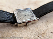 Load image into Gallery viewer, Longines in Decorative Square White Gold Filled Case, Manual, 25x34mm