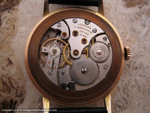 Load image into Gallery viewer, Longines 18K Rose Gold Case with Black Dial, Manual, Large 37mm