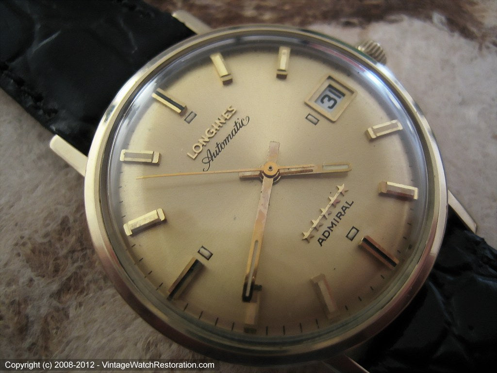 Longines Admiral Five Star with Date, Automatic, Large 35mm