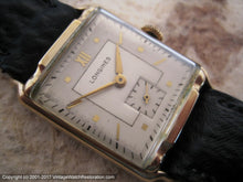 Load image into Gallery viewer, Rectangular Longines Two-Tone with Curved Crystal, Manual, 25x35.5mm