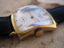 Load image into Gallery viewer, Longines Most Unusual Flared Tank-Shaped Case, Manual, Flared Rectangular