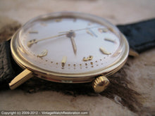 Load image into Gallery viewer, 14K Gold Longines with 'Coin Edge' Design Around Bezel, Manual, Large 34mm