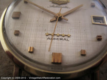 Load image into Gallery viewer, Longines Admiral 5-Star Linen Dial, Automatic, Large 35mm